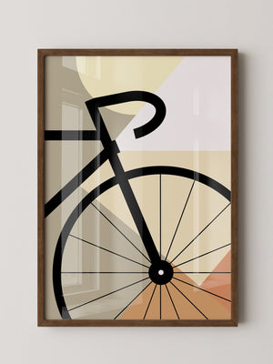 Fahrrad Geometrisch Grafik
