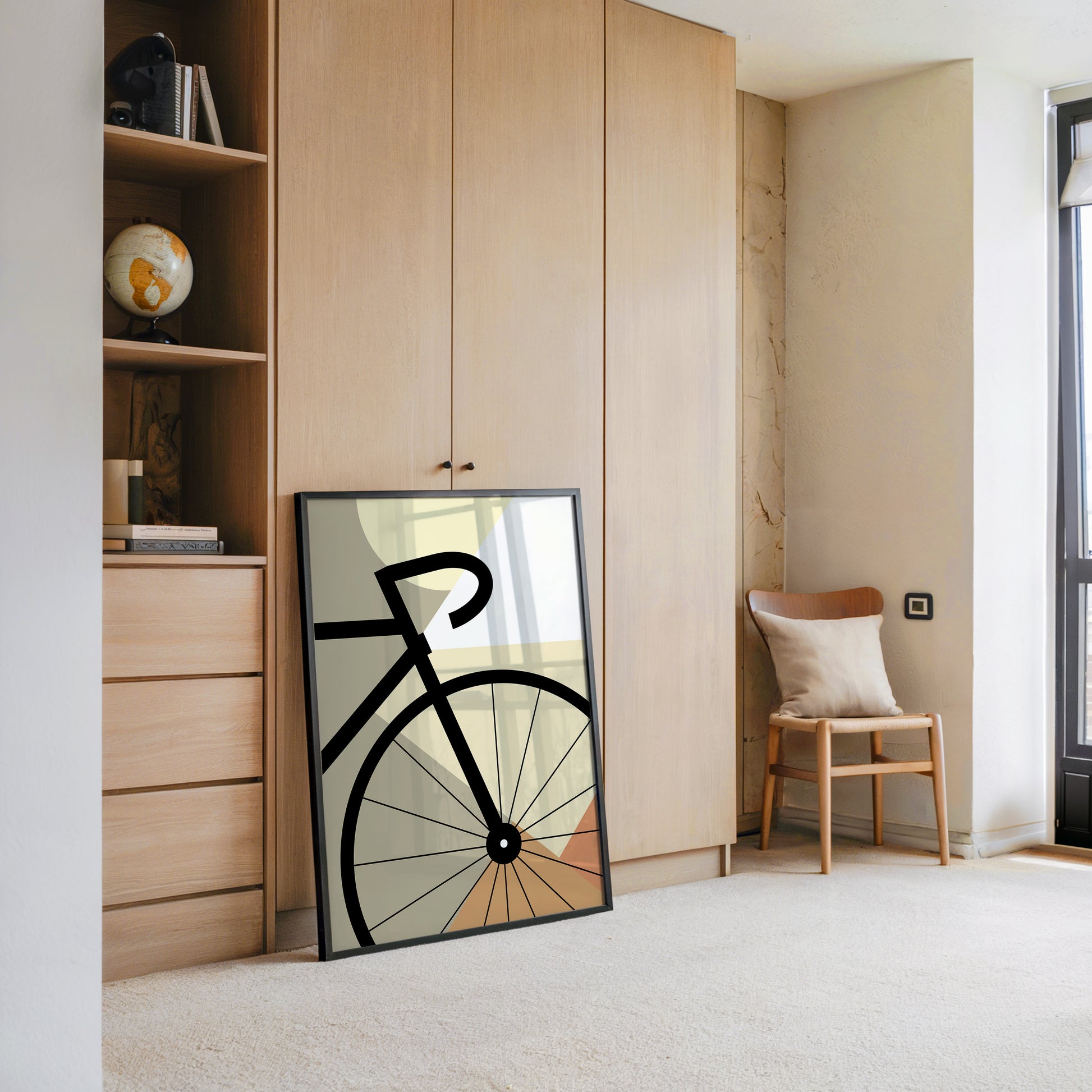 Fahrrad Geometrisch Grafik