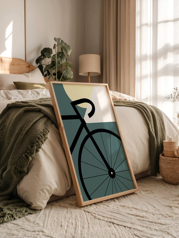 Fahrrad Minimalistisch Geometrisch