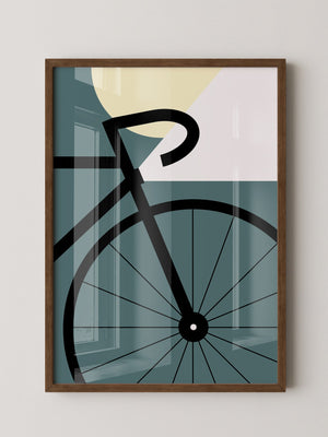 Fahrrad Minimalistisch Geometrisch