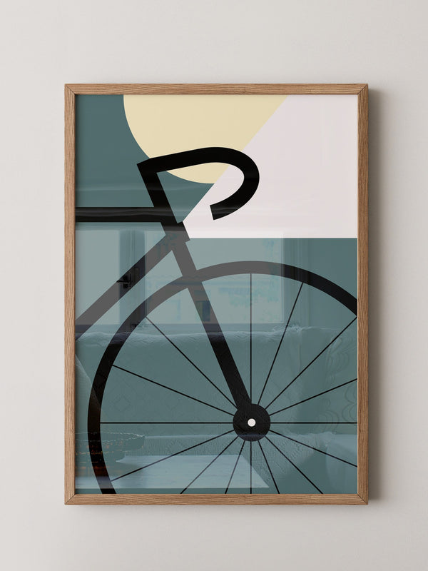 Fahrrad Minimalistisch Geometrisch