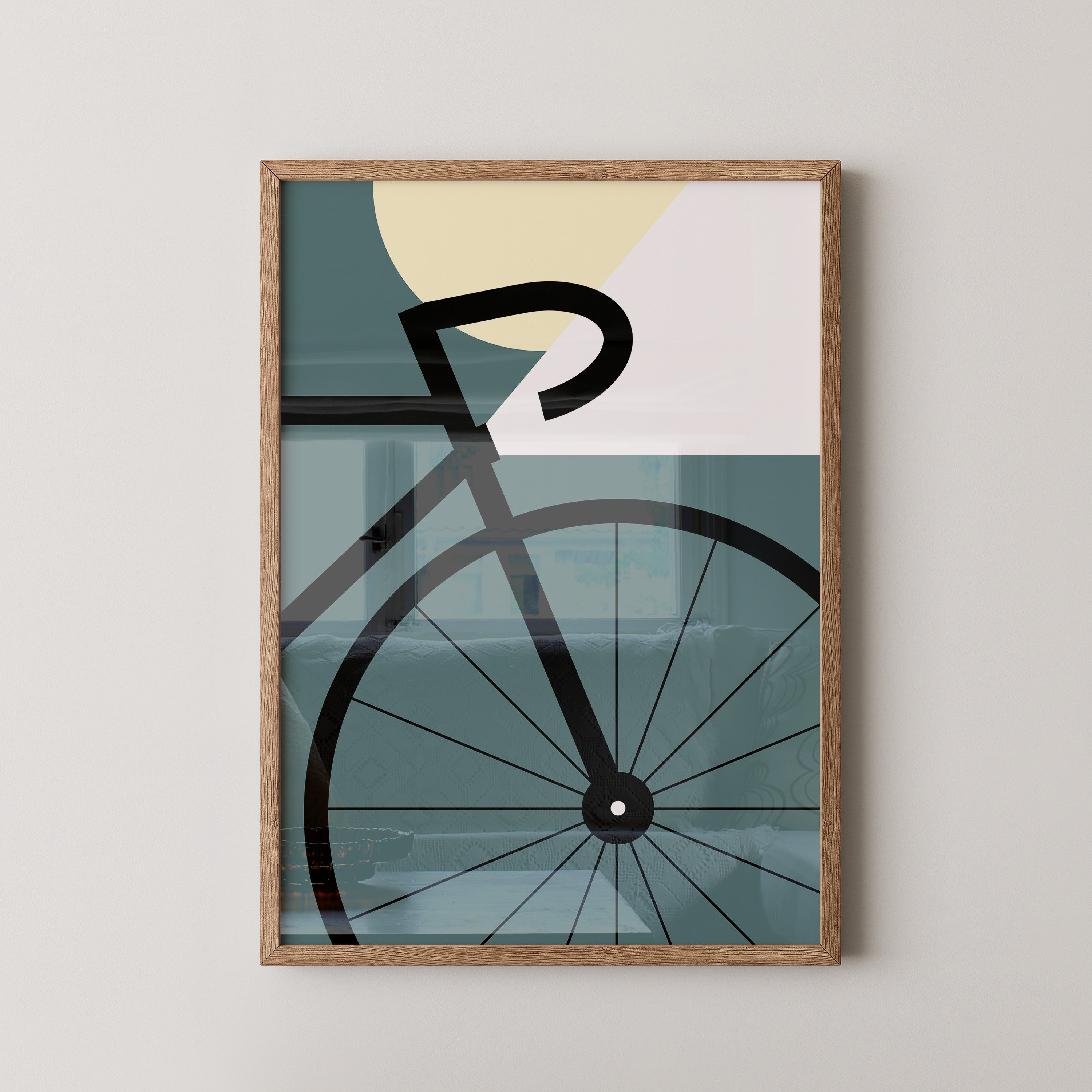 Fahrrad Minimalistisch Geometrisch