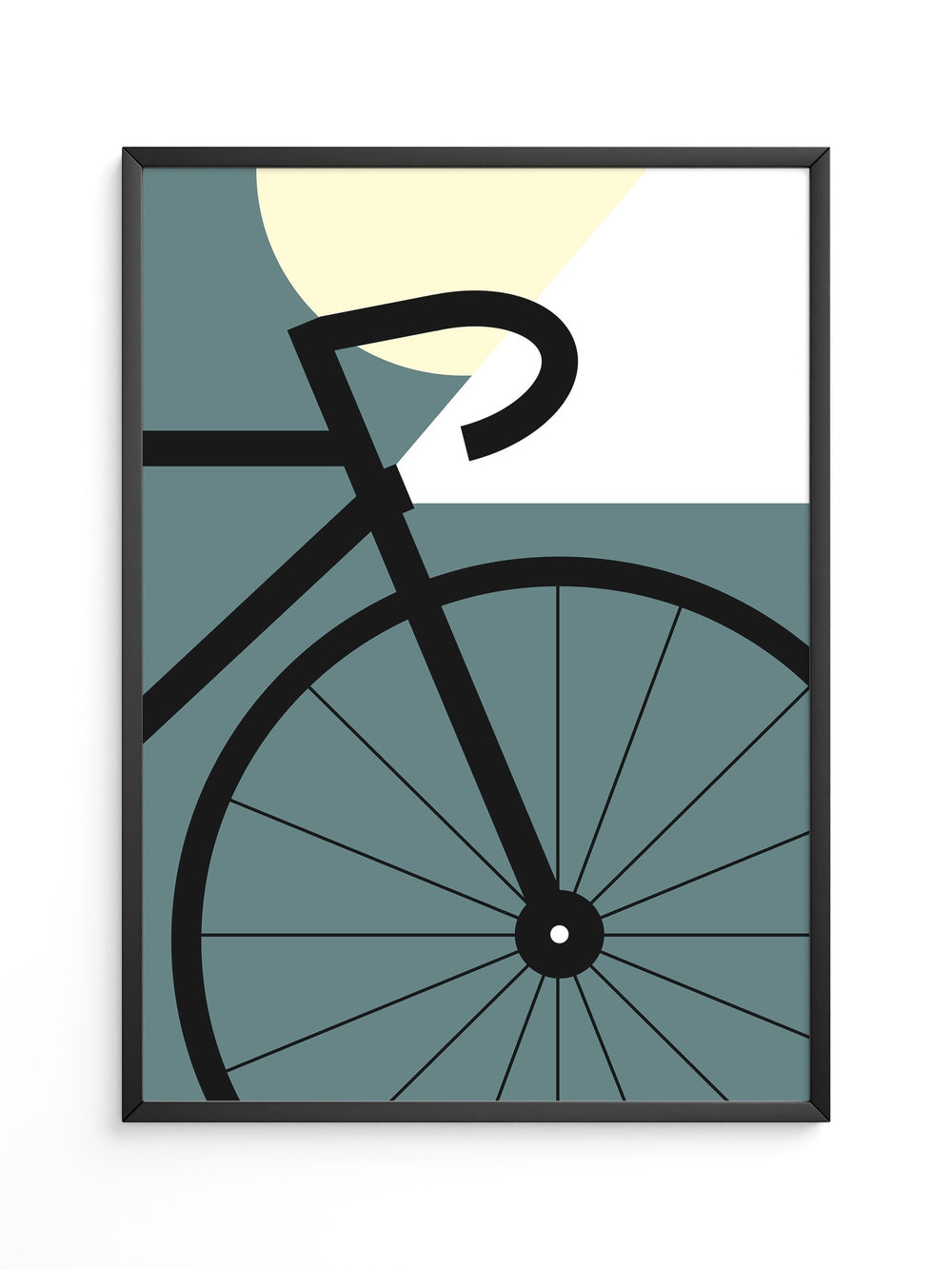 Fahrrad Minimalistisch Geometrisch