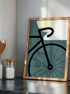 Fahrrad Minimalistisch Geometrisch