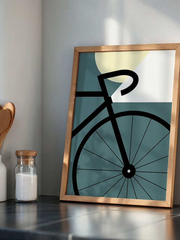 Fahrrad Minimalistisch Geometrisch