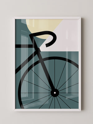 Fahrrad Minimalistisch Geometrisch
