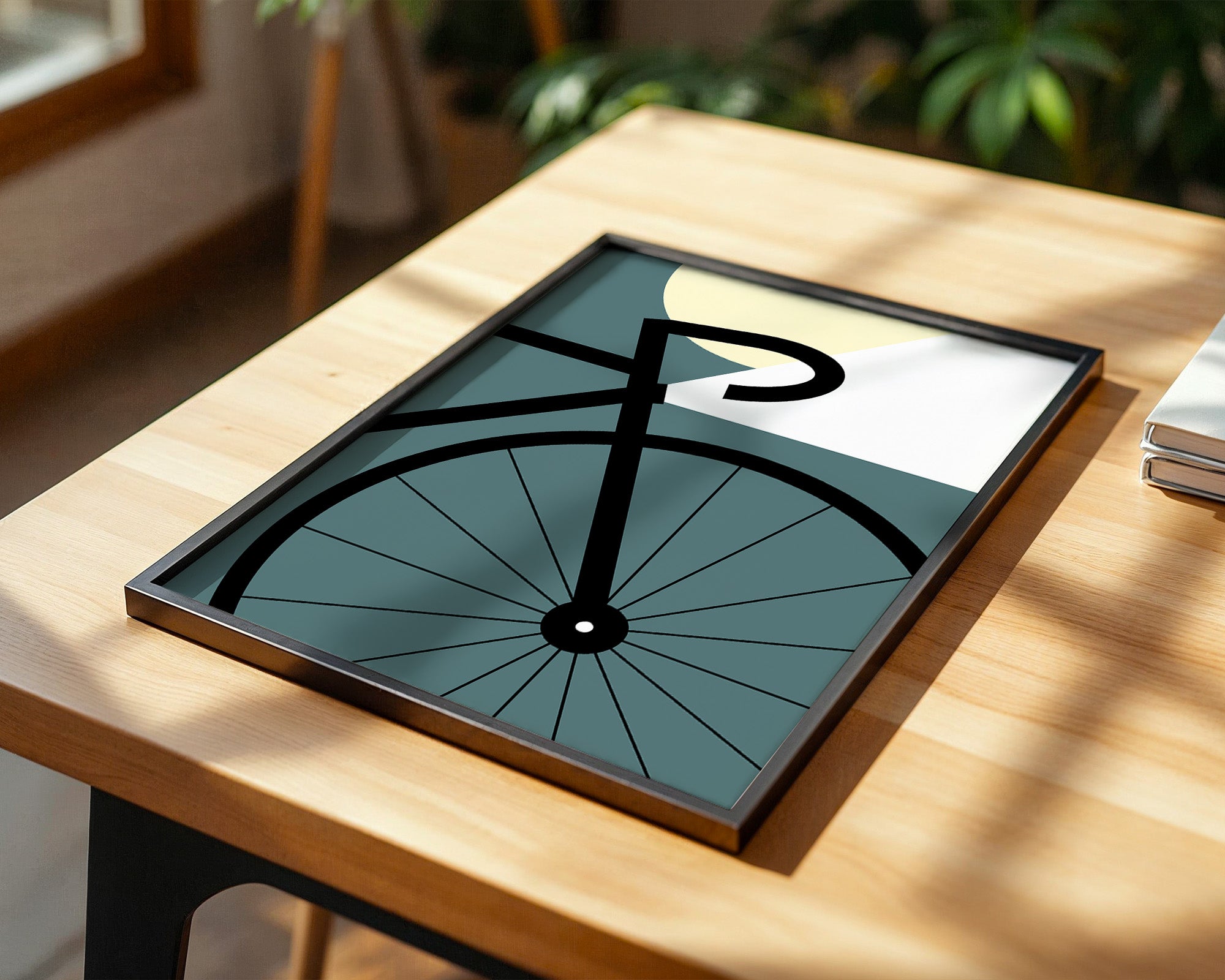 Fahrrad Minimalistisch Geometrisch