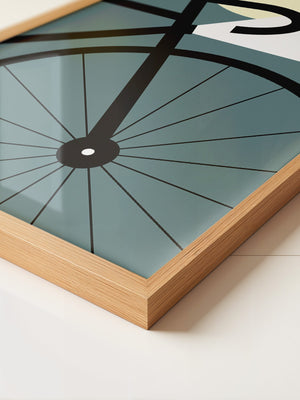 Fahrrad Minimalistisch Geometrisch