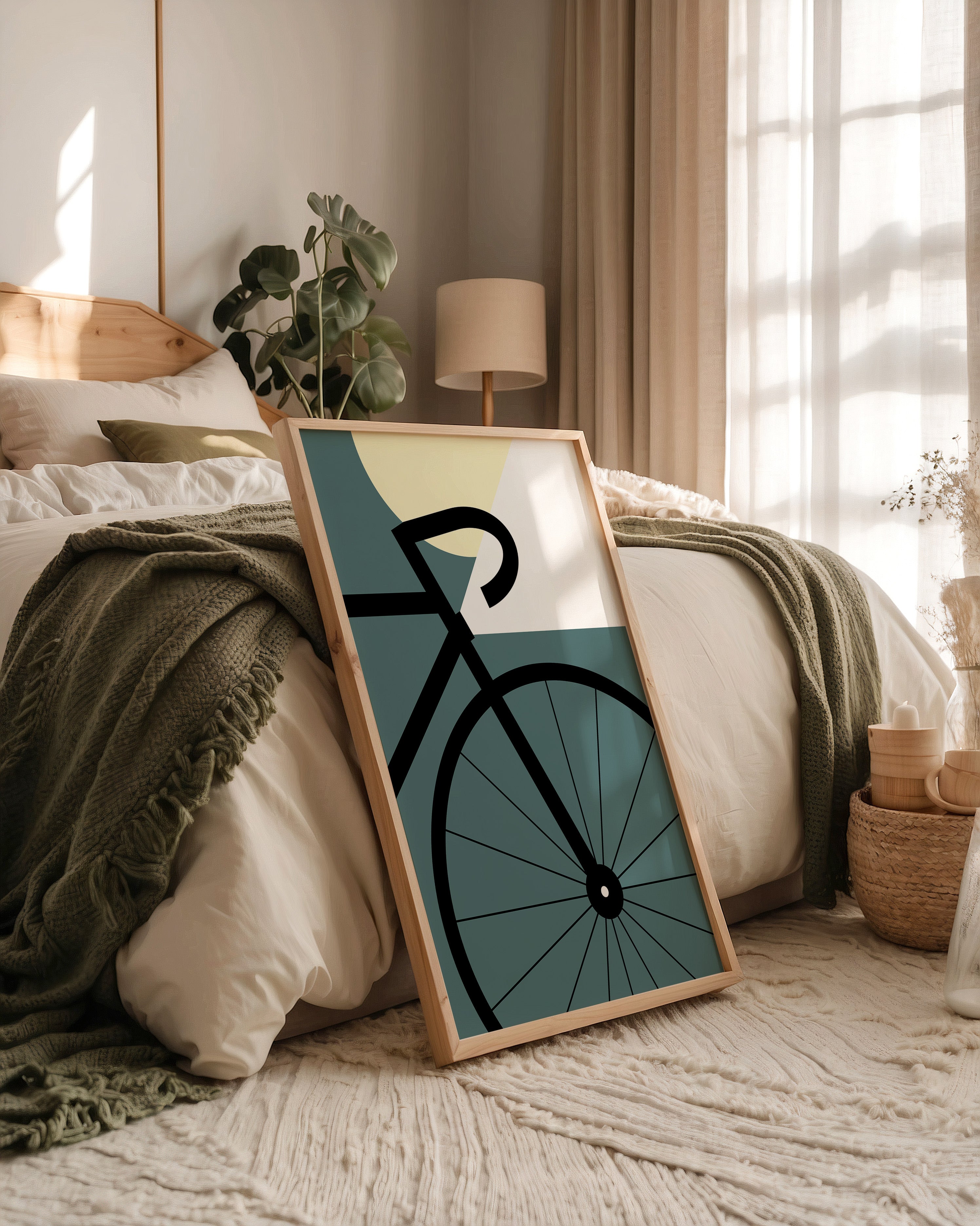 Fahrrad Minimalistisch Geometrisch