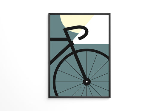Fahrrad Minimalistisch Geometrisch