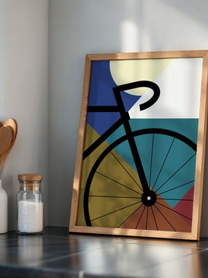 Fahrrad Abstrakt Formenspiel