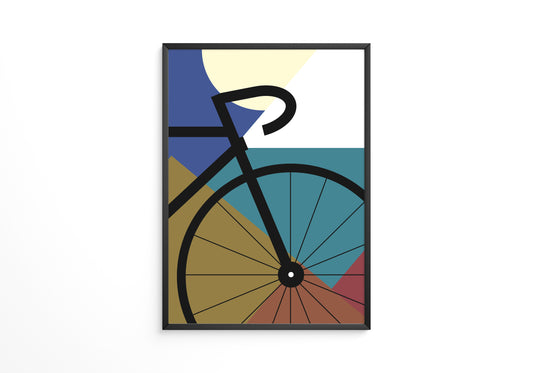 Fahrrad Abstrakt Formenspiel