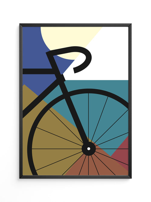 Fahrrad Abstrakt Formenspiel