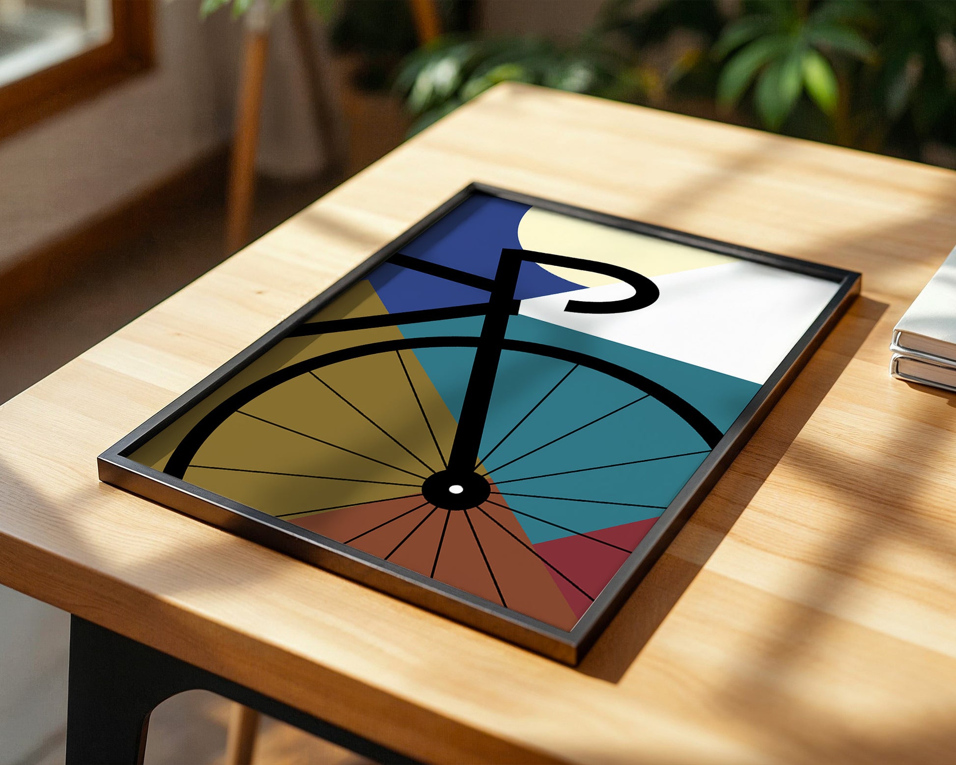 Fahrrad Abstrakt Formenspiel