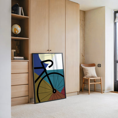 Fahrrad Abstrakt Formenspiel