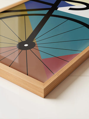 Fahrrad Abstrakt Formenspiel