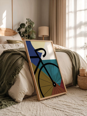 Fahrrad Abstrakt Formenspiel