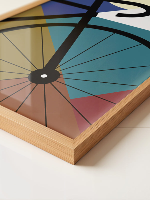 Fahrrad Abstrakt Formenspiel