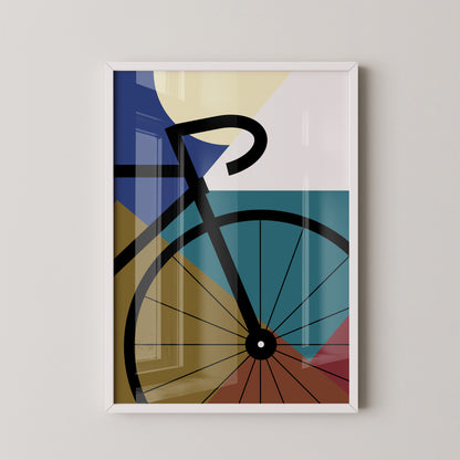 Fahrrad Abstrakt Formenspiel