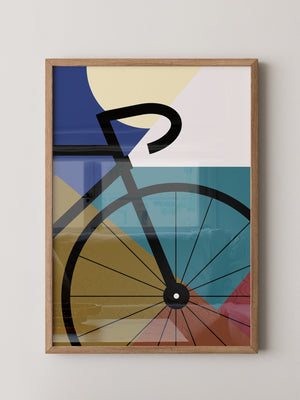 Fahrrad Abstrakt Formenspiel