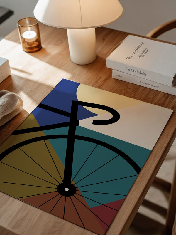 Fahrrad Abstrakt Formenspiel