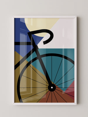 Fahrrad Abstrakt Formenspiel