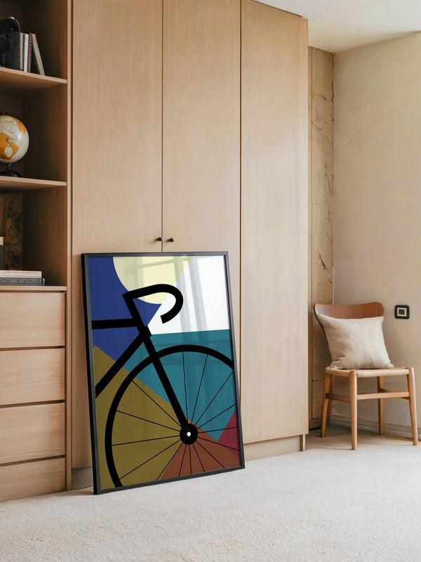 Fahrrad Abstrakt Formenspiel