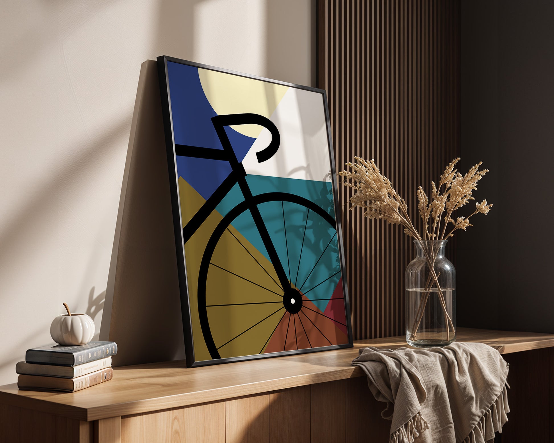 Fahrrad Abstrakt Formenspiel