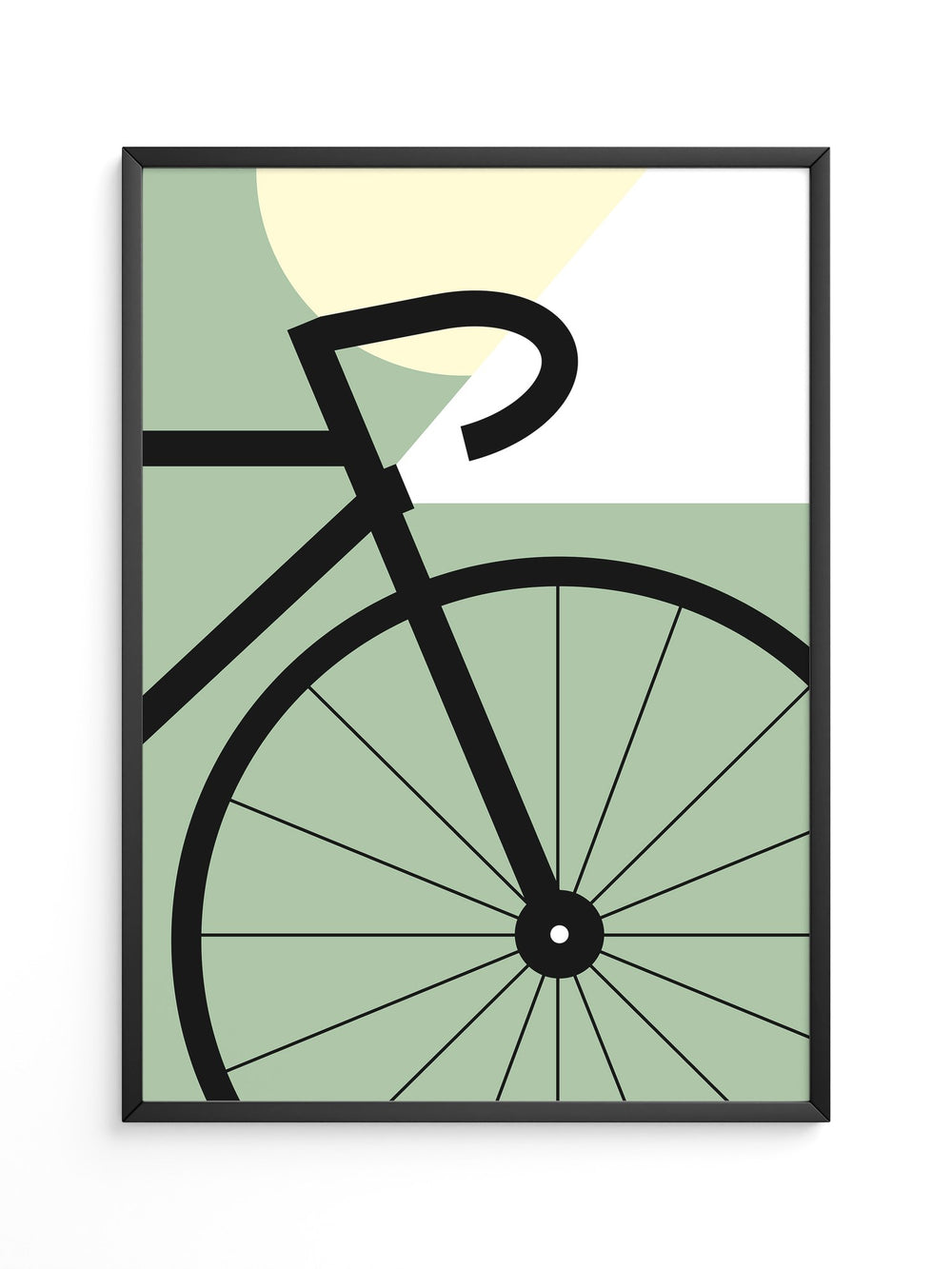 Fahrrad Grafik minimalistisch