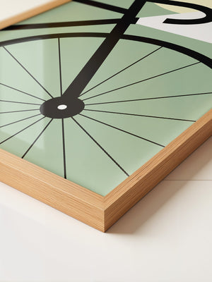 Fahrrad Grafik minimalistisch