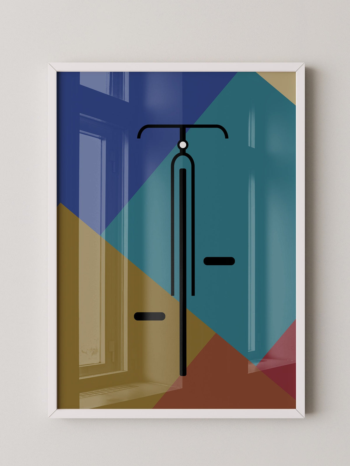 Fahrrad Geometrie Farbmix