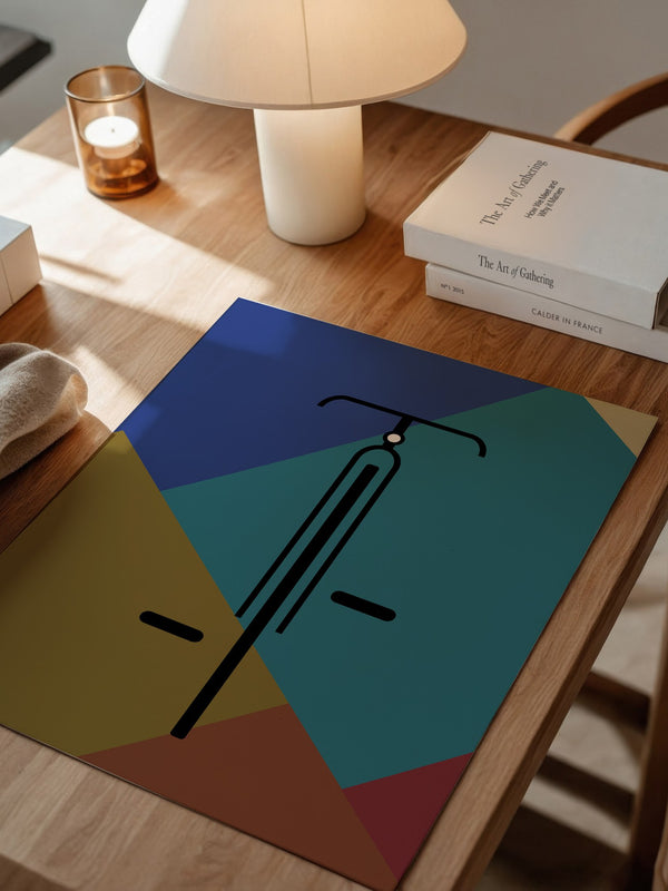 Fahrrad Geometrie Farbmix