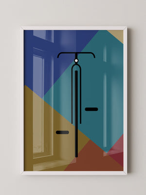 Fahrrad Geometrie Farbmix