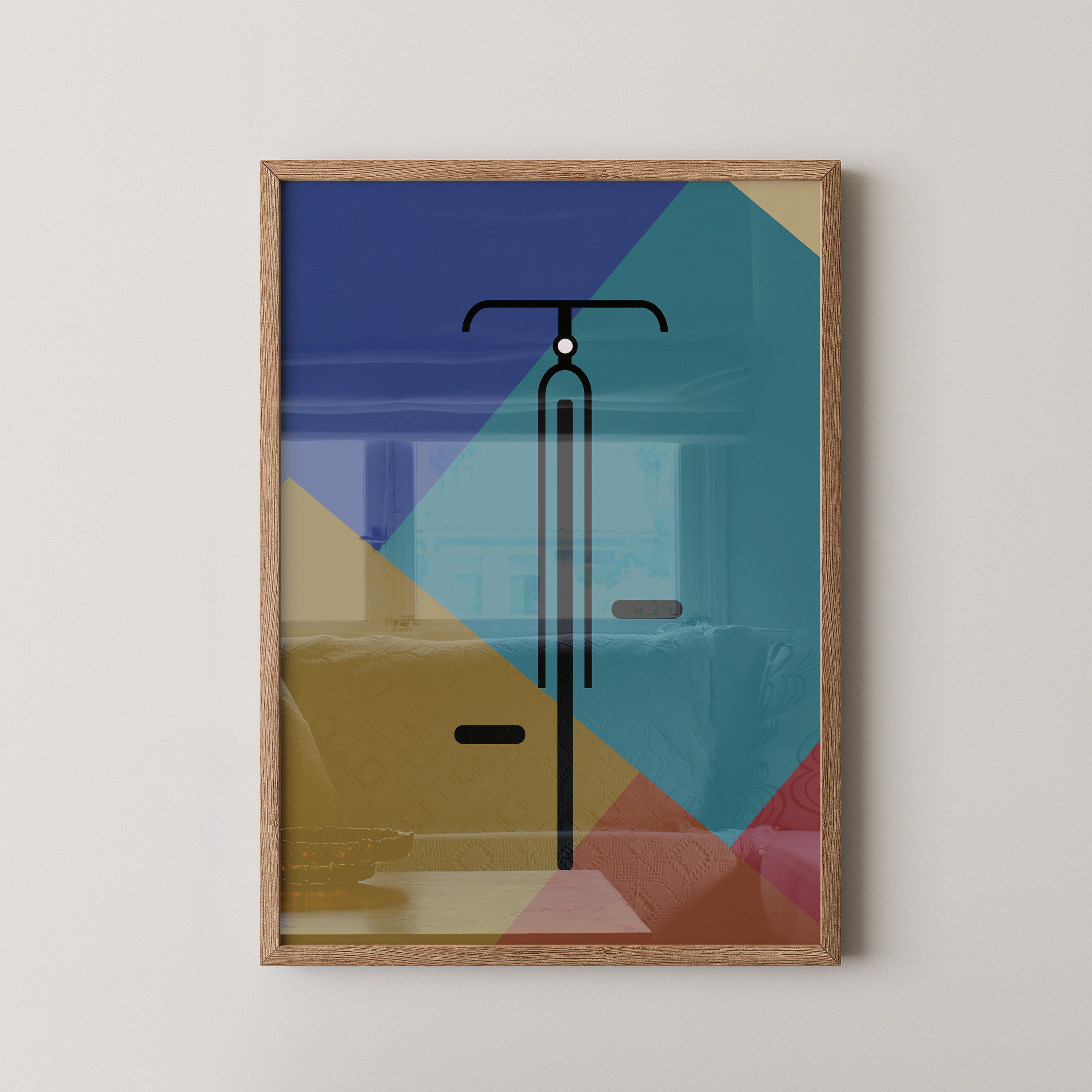 Fahrrad Geometrie Farbmix