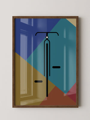 Fahrrad Geometrie Farbmix