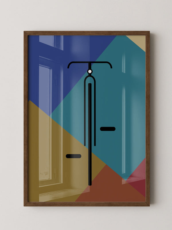 Fahrrad Geometrie Farbmix
