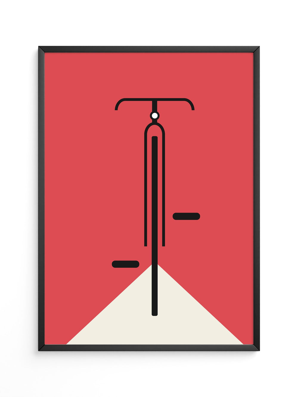 Fahrrad Grafik minimalistisch