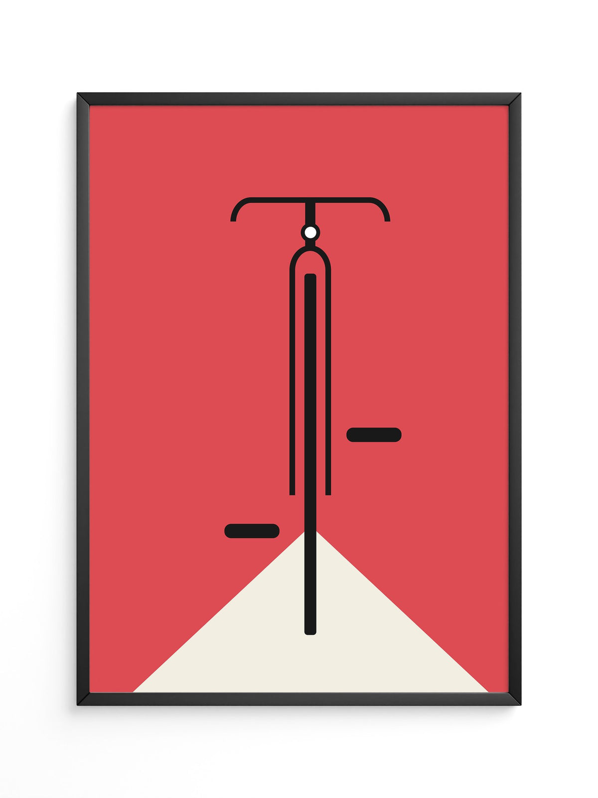Fahrrad Grafik minimalistisch