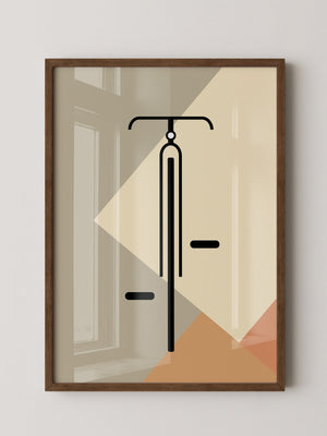 Fahrrad Minimalistisch Geometrisch