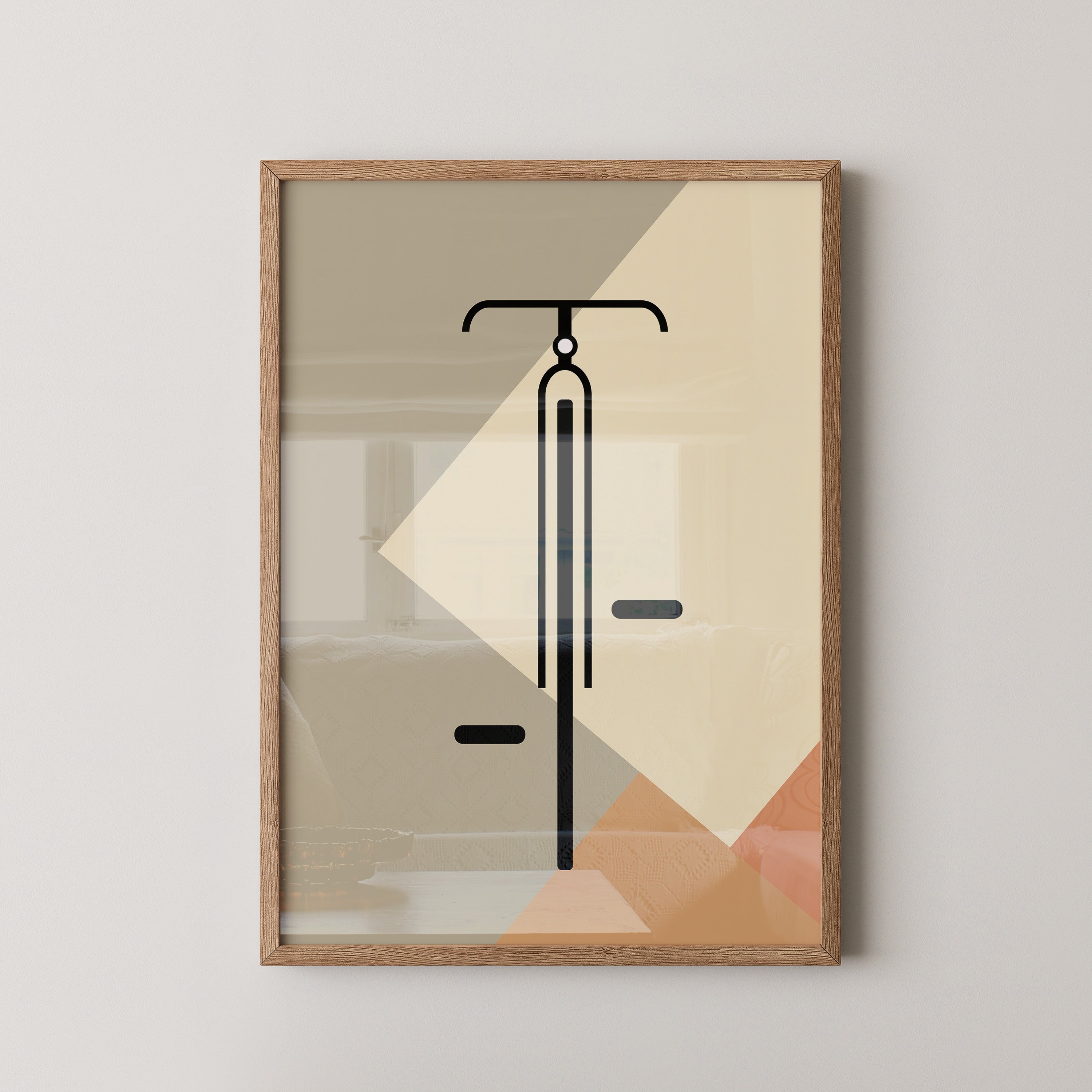 Fahrrad Minimalistisch Geometrisch