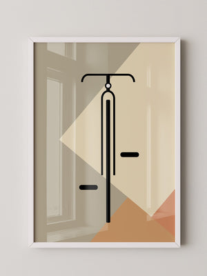 Fahrrad Minimalistisch Geometrisch