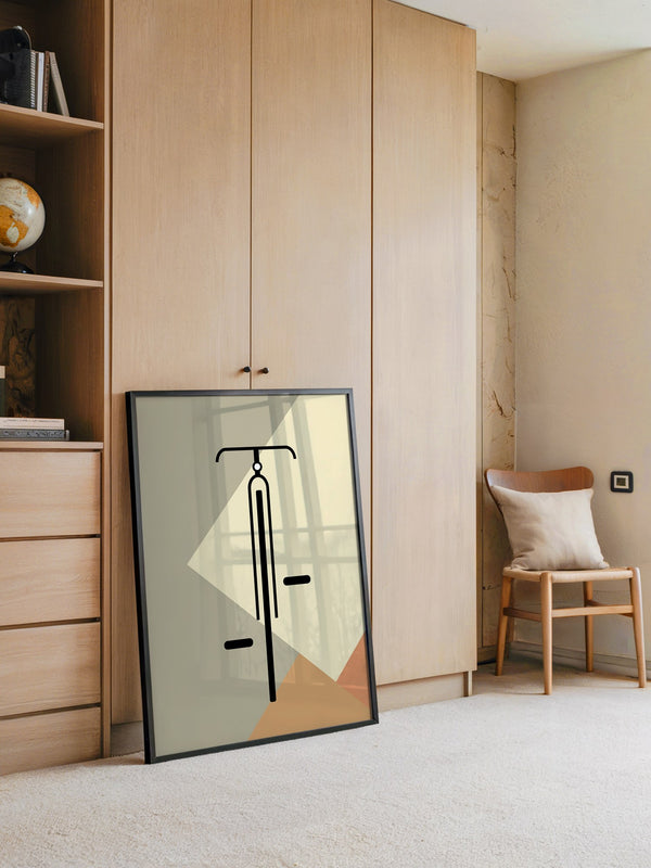 Fahrrad Minimalistisch Geometrisch