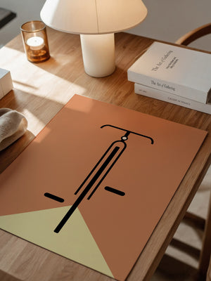 Fahrrad minimalistisch Grafik