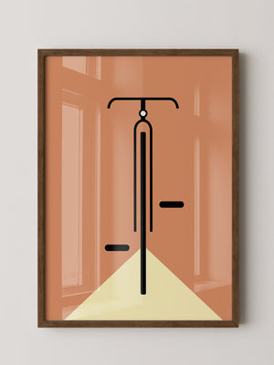 Fahrrad minimalistisch Grafik