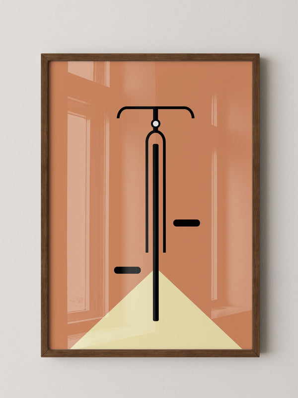 Fahrrad minimalistisch Grafik