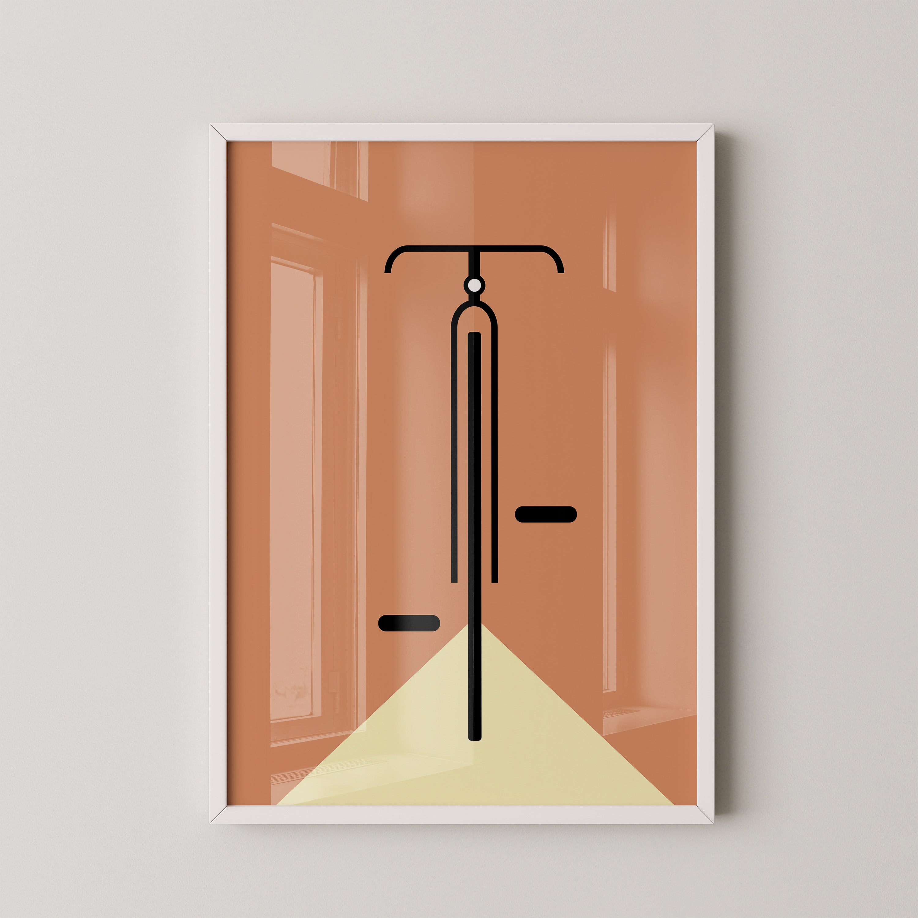 Fahrrad minimalistisch Grafik