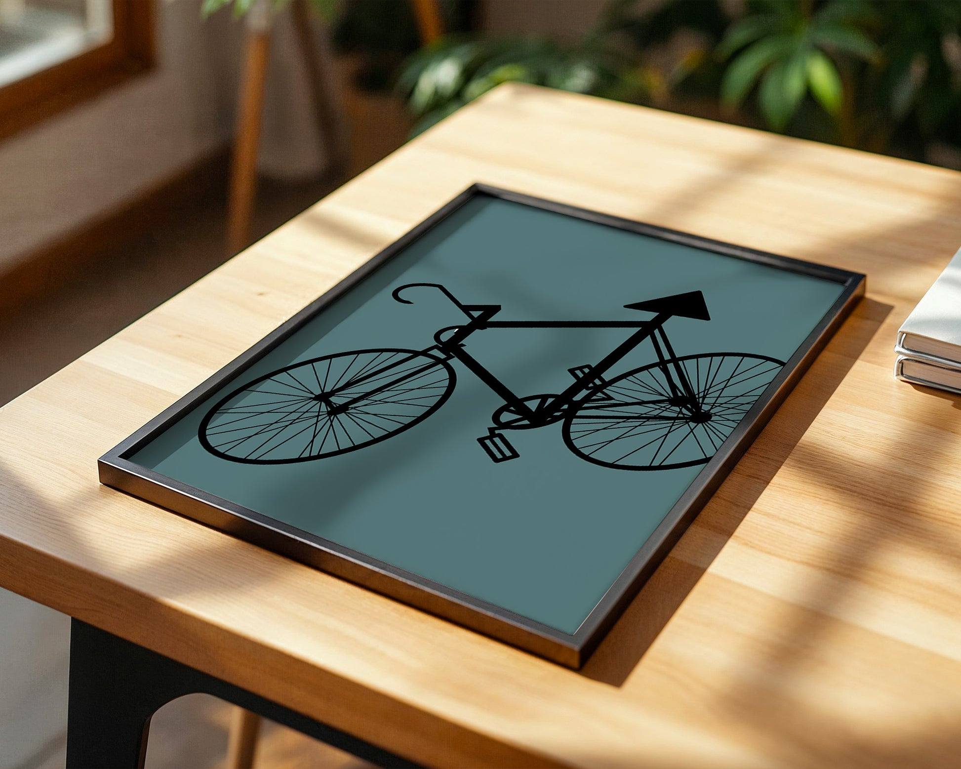 Fahrrad Grafik minimalistisch