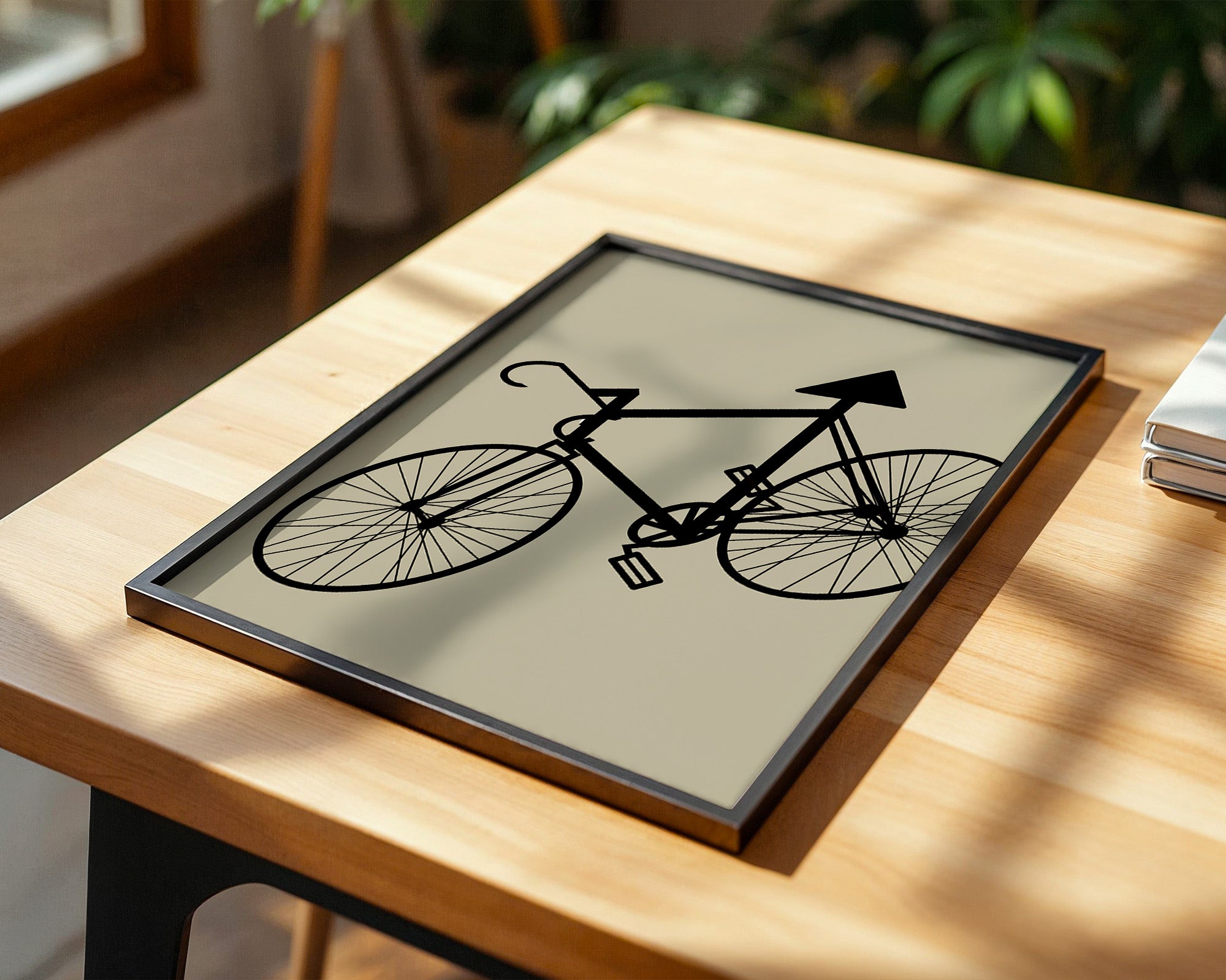 Fahrrad Kunst Silhouette