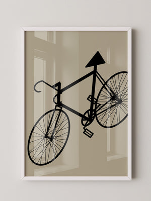Fahrrad Kunst Silhouette