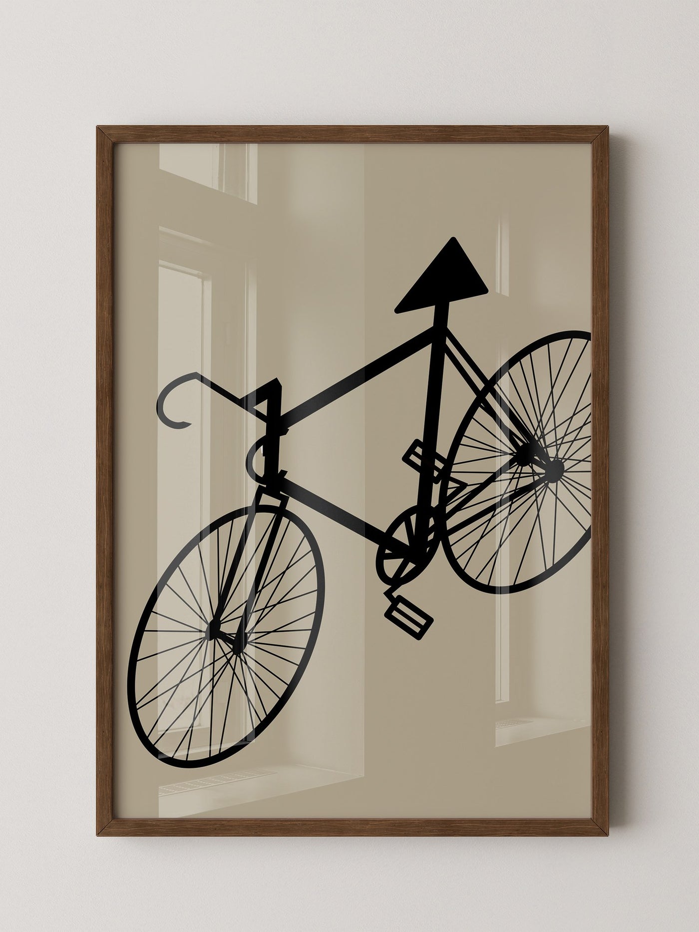 Fahrrad Kunst Silhouette